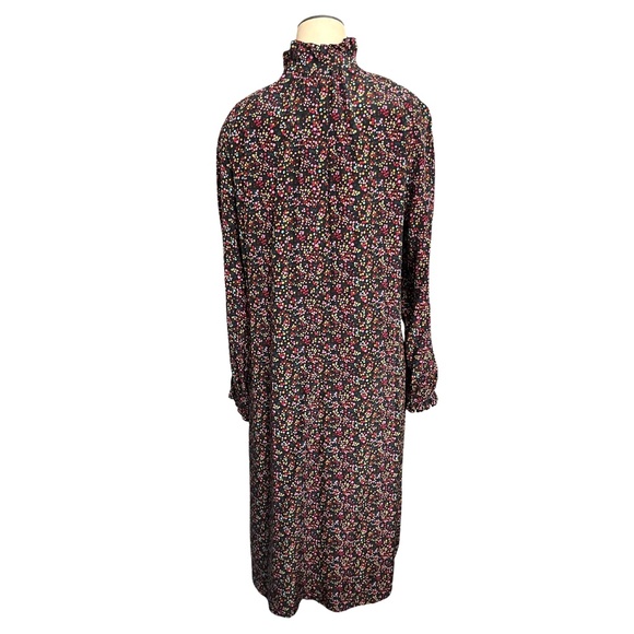 Vintage 1970s 80s Liberty London Silk Dress // S M L - Picture 5 of 8